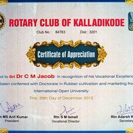 Certificates